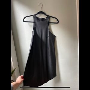 Faux Leather Express Dress